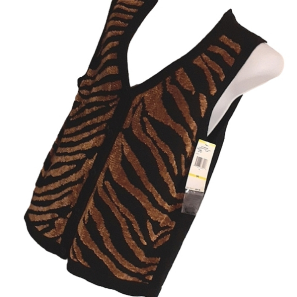 VELOUR: (NWT) WILD, WILD VEST!! Med-Lg.